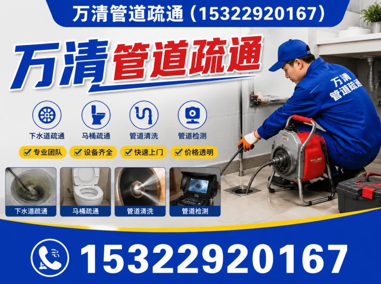 增城区广州管道疏通展示图