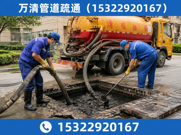 增城区下水道疏通展示图