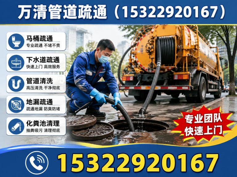 增城区24小时管道疏通展示图